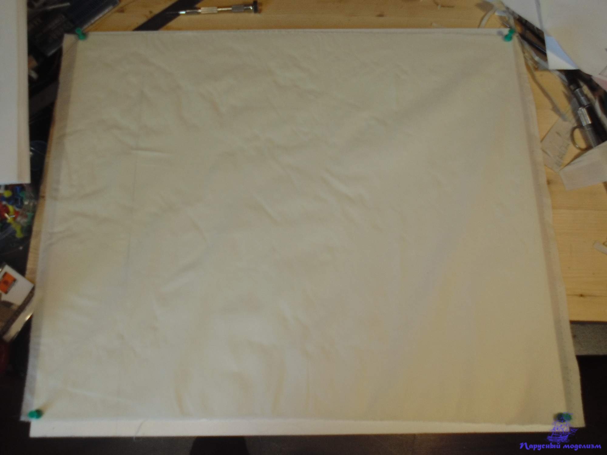 Изготовление парусов из ткани методом склеивания