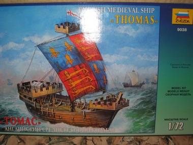 Английский средневековый корабль "Томас"