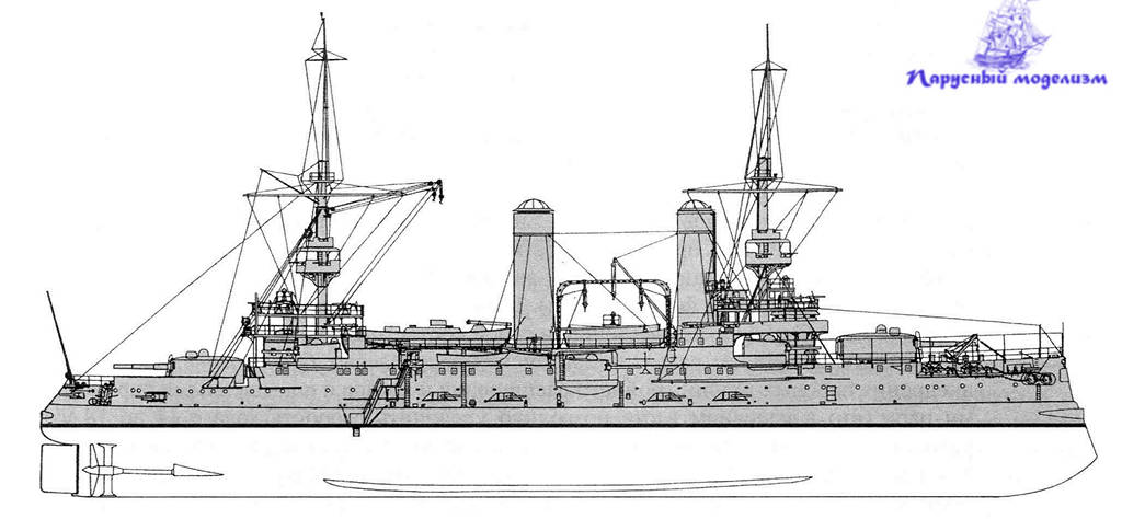 Броненосец цесаревич чертежи