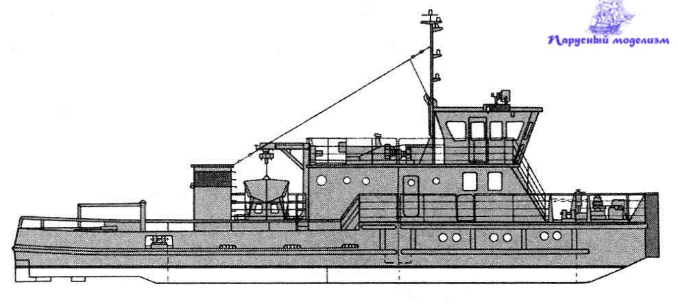 Проект 908 буксир толкач речной чертежи