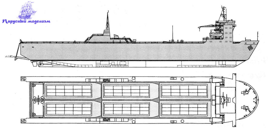 Лихтеровоз севморпуть чертежи