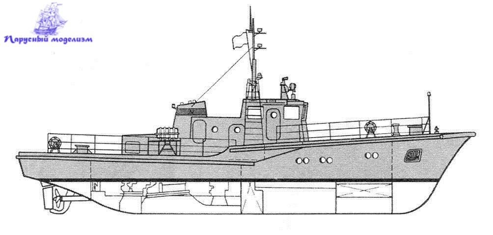 Лоцманский катер проект 1459 чертежи