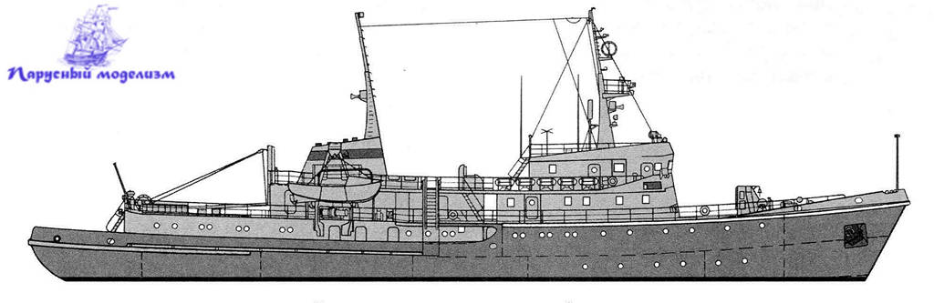 Лоцманский катер проект 1459 чертежи