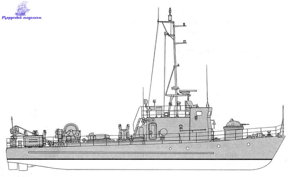 Речной тральщик 151 проекта